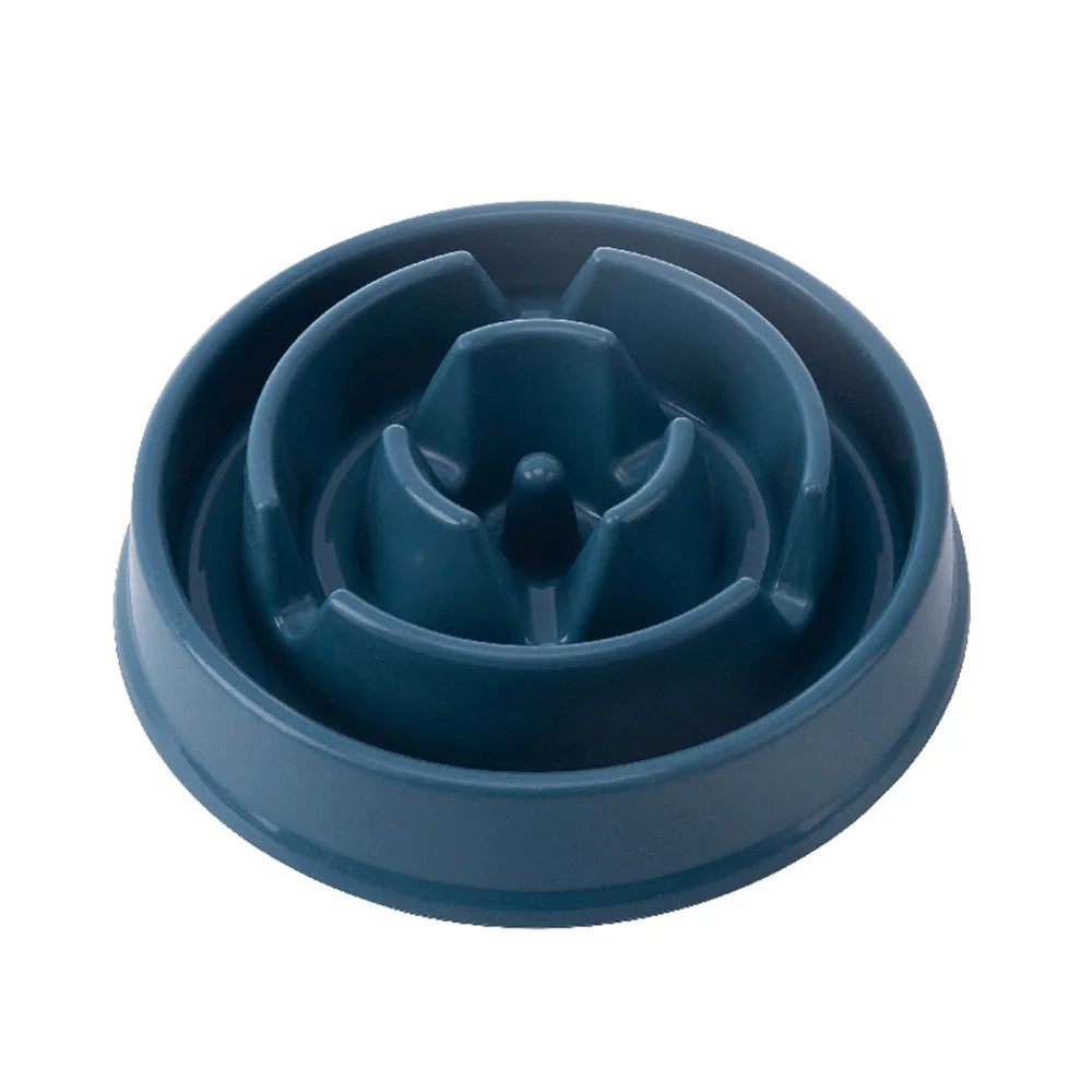 Slow Feeder Dog Bowls Slow Eating Pet Bowls Puzzle Anti-Gulping Interactive Bloat Durable Preventing Choking Healthy Dogs Bowl