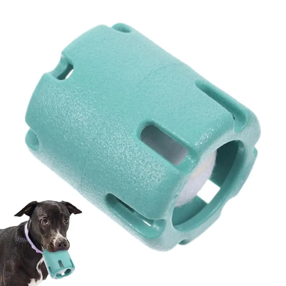 Dog Tennis Tumble Interactive Toy Pet Training Ball Rubber Heavy Duty Tennis Ball Cup Toy Puppy Chewing Dispensing self Play Toy