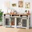 Cross-border Amazon Pet Furniture Dog Cage Wooden Iron Wood Kennel Double Door TV Cabinet Indoor Pet Cabinet Box