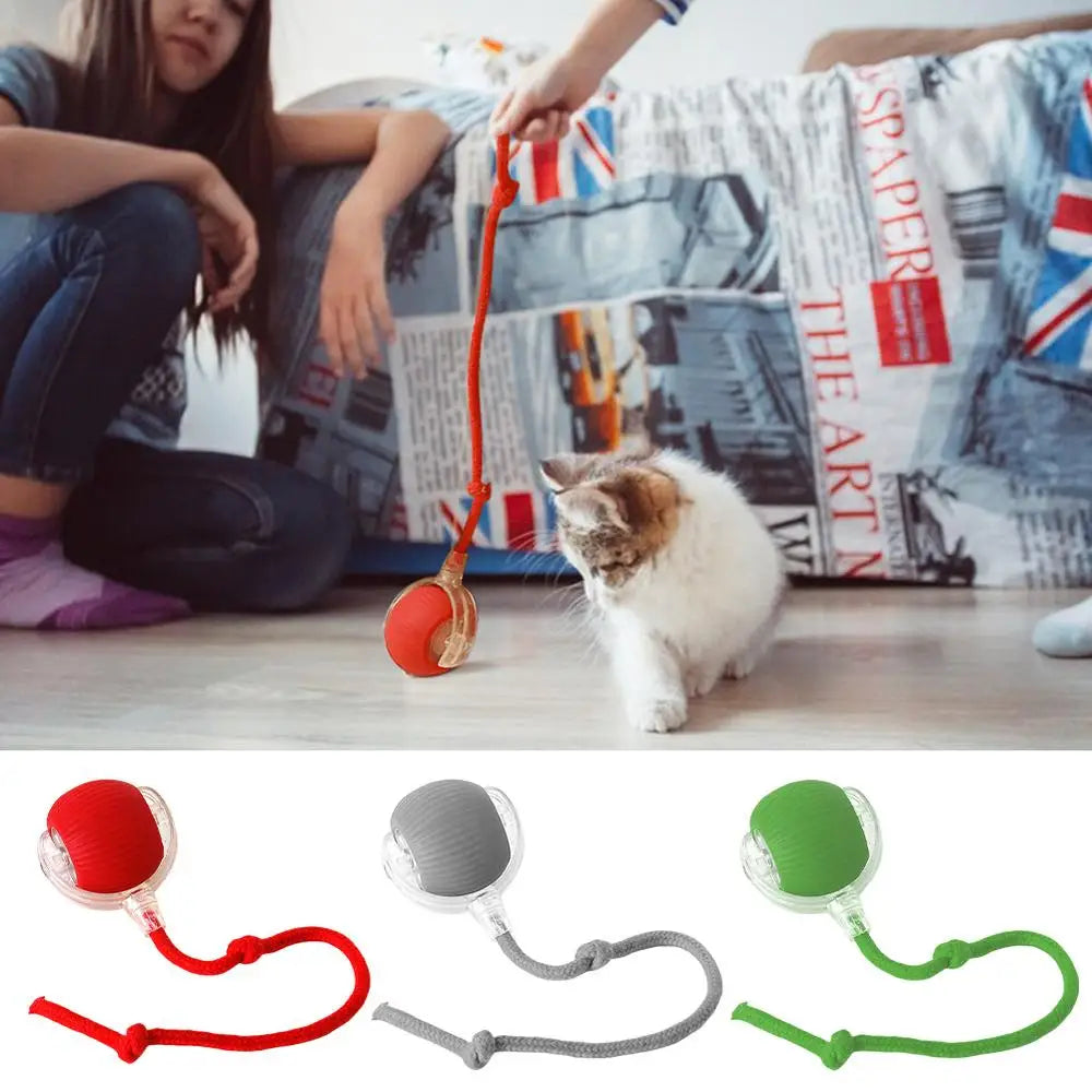 Automatic Interactive Cat Toy Electric Cat Toy Ball Cat Puzzle Toy Cat Balls For Interaction Small Big Cat Puzzle Toy