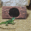 Reptile Tree Hide Resin Lizard Sleeping Cave Hollow Simulation Log Hide Waterproof Habitat Shelter Decor Realistic Tank Decor