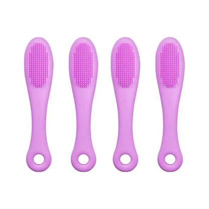 4pcs Pet Finger Toothbrush Cat Dog Silicone Toothbrush Comfortable And Safe Convenient And Easy To Use Keep Your Pet's Oral Heal
