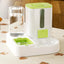 Cat Automatic Feeders Large Capacity Pet Feeding Dog Food Dispenser Reusable Kitten Puppy Water Dispenser for Home Cage