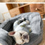 Deep sleep hexagonal dog sofa French fighting kennel dog bed fully removable and washable pet bed thick warm dog cushion