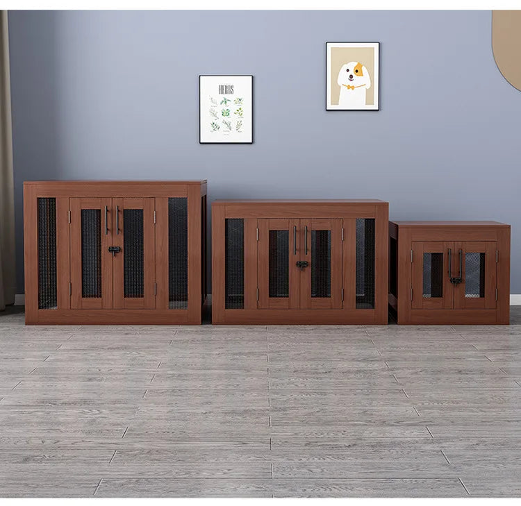 Yut four seasons universal wooden kennel cat litter pet litter indoor wild kennel large, medium and small dog kennel cat house