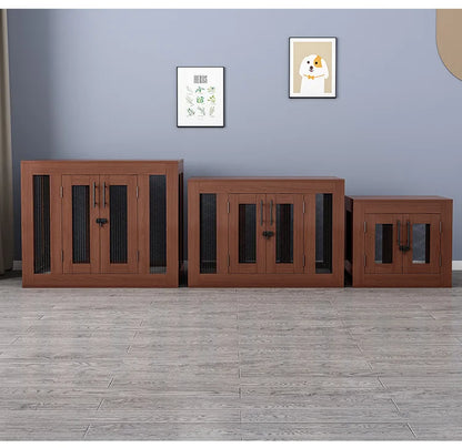 Yut four seasons universal wooden kennel cat litter pet litter indoor wild kennel large, medium and small dog kennel cat house