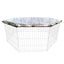 Playpen Cover Puppy Playpen Cover Sun Rain Proof Cover Playpen Cover Fits 8 Panels Dog Pen For Outdoor And Indoor Escape-Proof