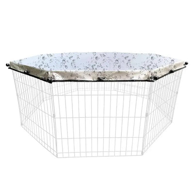 Playpen Cover Puppy Playpen Cover Sun Rain Proof Cover Playpen Cover Fits 8 Panels Dog Pen For Outdoor And Indoor Escape-Proof