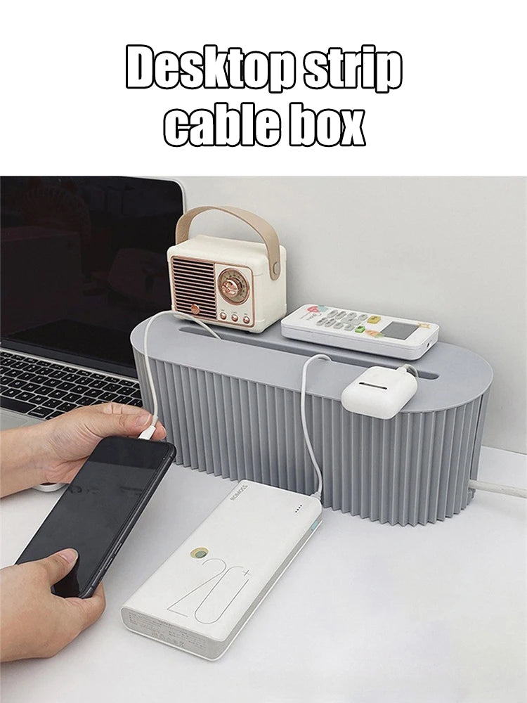 Household Socket Board Storage Box, Multi-Functional Cable Management Box, Wire, Data Cable, Multi-Purpose Storage And Finishing