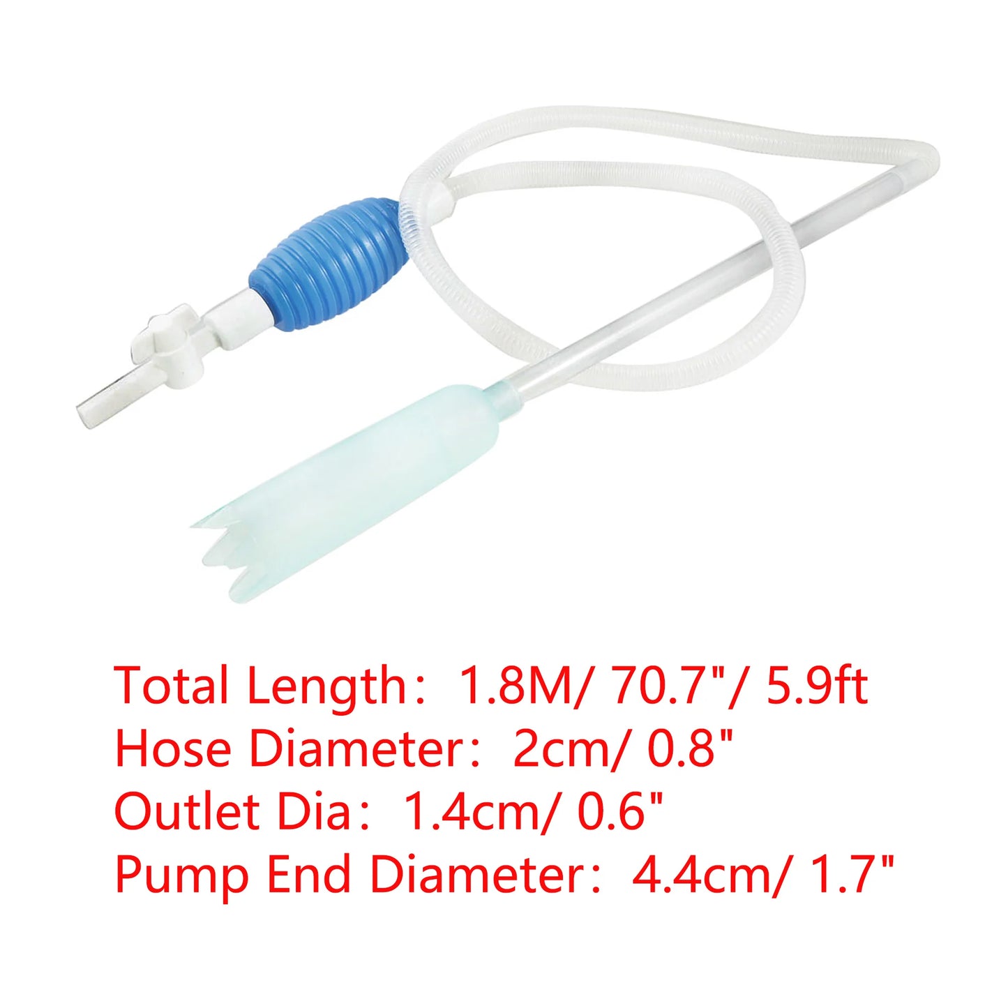 UXCELL Aquarium Water Change Kit Fish Tank Siphon Long Hose Parts Vacuum Cleaner Water Pump Gravel Filter Tools Accessories Set