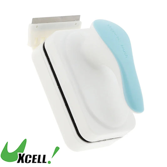 UXCELL 1 Set Aquarium Magnet Fish Tank Glass Cleaner Floating Algae Magnetic Cleaner Brush for Fish Tank Cleaning Tools