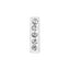 10mm Chrome Alloy Diamond Capital English Alphabet Jewelry Manual Diy Cat Claw Love Pet Collar Accessories