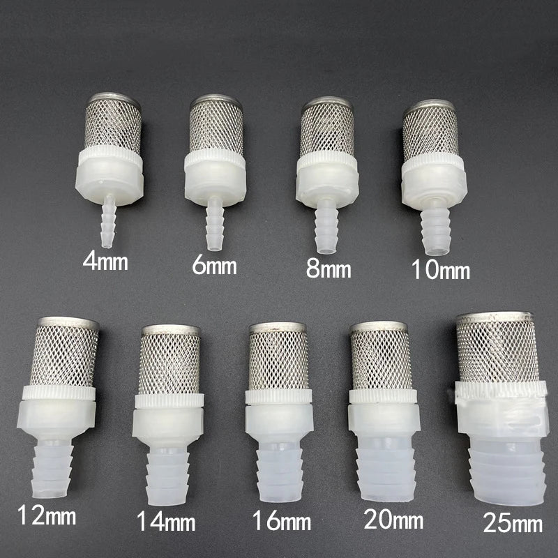 Stainless Steel Aquarium Filter Inlet Sleeve Mesh Shrimp Nets Special Shrimp Cylinder Filter Inflow Inlet Protect cessories New
