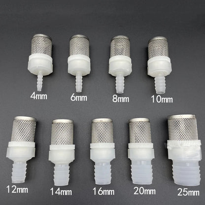 Stainless Steel Aquarium Filter Inlet Sleeve Mesh Shrimp Nets Special Shrimp Cylinder Filter Inflow Inlet Protect cessories New