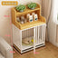 Dog cage household indoor with toilet pulley exquisite workmanship small medium and large dog cage reinforced kennel villa heigh