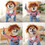 Pet Halloween Costume Dog Clothing Chucky Jumpsuit Dog Deadly Doll Cosplay Funny Party Costume Dog Clothes for Small Medium Dogs