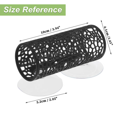 UXCELL Fish Tank Betta Fish Tube Tunnel with Holes Betta Fish Cave Tunnel for Shrimp Reptiles Amphibians Habitat Decoration