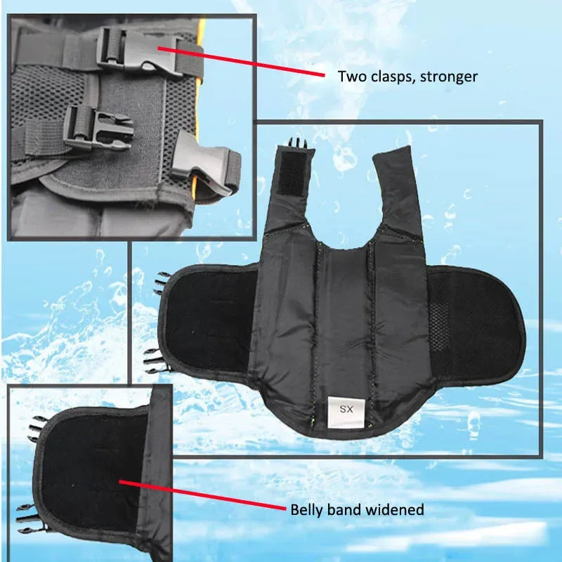 Pet Dog Life Vest Summer Reflective Life Jacket Dog Safety Clothes summer of swimming suit for outing of Pet Dog Life Vest