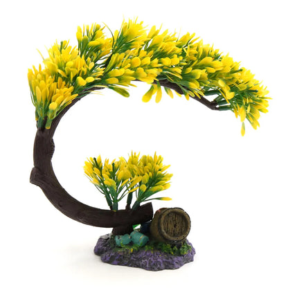 UXCELL Artificial Plants Grass Aquarium Plastic Water Weeds Ornament Fish Tank Flower Plants Tree Decoration Accessories