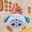 Anime Sanrio Plush Toy Cute Hello Kitty Felinae Keychain Kawaii Cinnamoroll Cat Plush Wallet Melody Cos School Bag Pendant Gifts