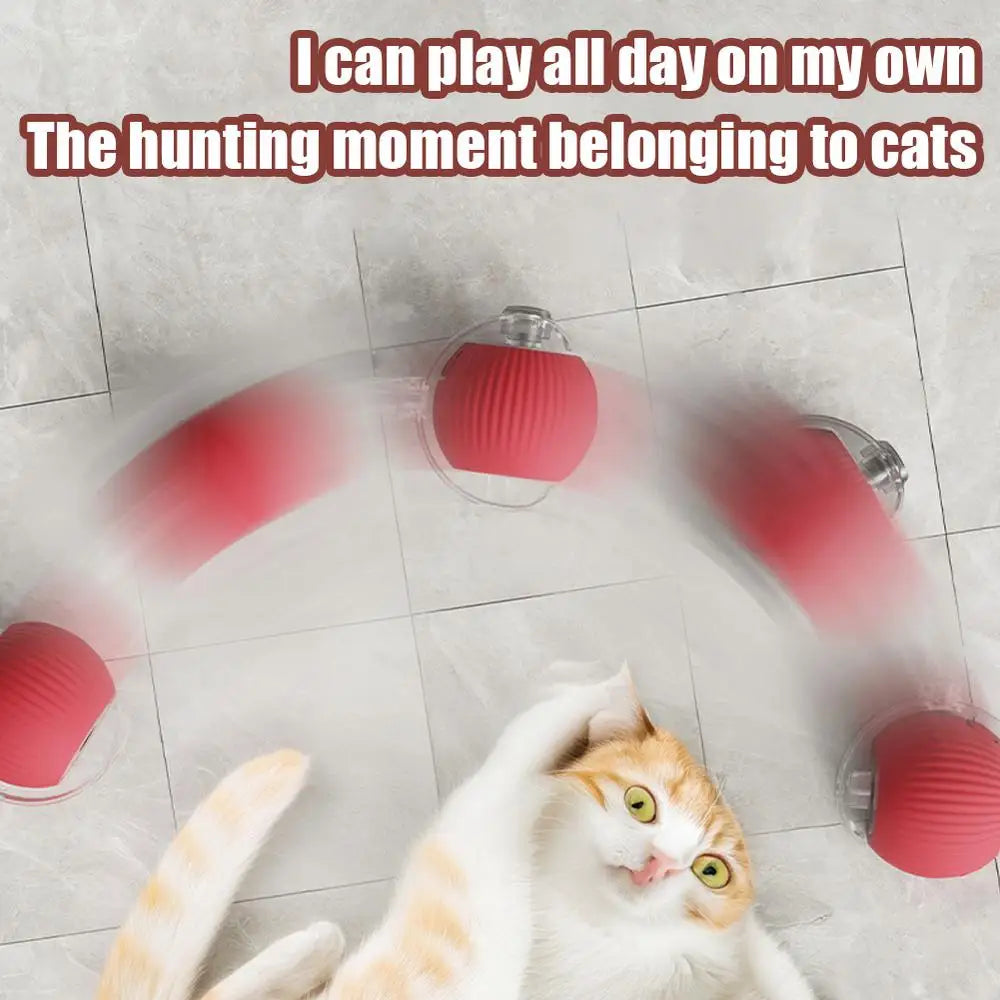 Automatic Interactive Cat Toy Electric Cat Toy Ball Cat Puzzle Toy Cat Balls For Interaction Small Big Cat Puzzle Toy