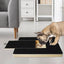 Dog Nail Scratch Board Adjustable Wooden Scratching Board with Built-in Treat Box Dog Nail File Board Self Scratcher Toy