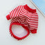 Dog Cat Hoodies with Tractional, Autumn Winter Stripe Sweatshirt Dog Clothes for Small Medium Dogs Cats Puppy Pullover Coat