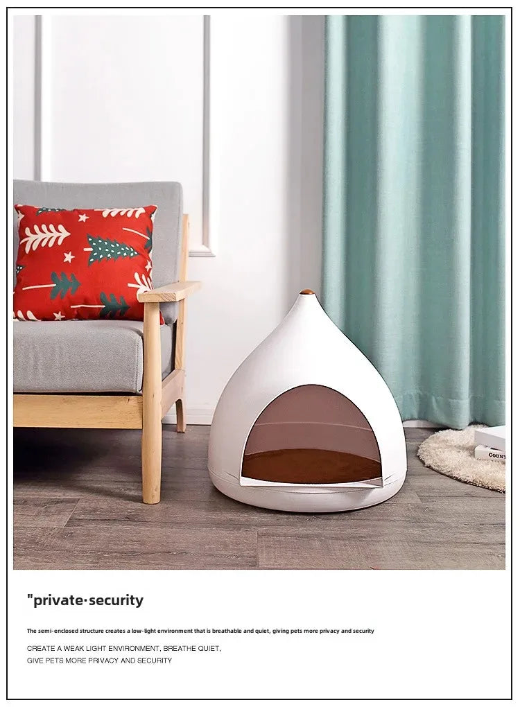 Kennel Teddy Kennel Removable Cat Litter Small Dog Pet Puppy Dog Supplies Winter Warm Four Seasons Available