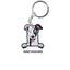 Cartoon Cool Dogs Keychains Bulldog English Springerspaniel Keyrings Maltese Greyhound Key Chains Husky Keeshond Key Rings Gifts