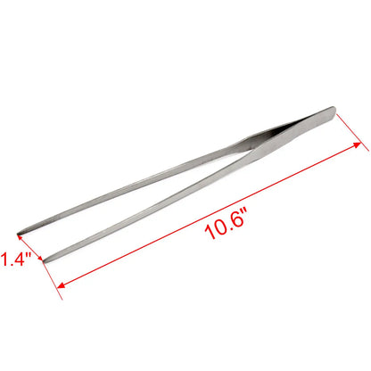 UXCELL 27-48cm Aquarium Curved Straight Tweezers Water Grass Clip Fish Tank Aquatic Plants Cleaner Tools Reptile Feeding Tongs