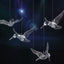 10Pcs Transparent Acrylic Hummingbird Hanging Ornaments Crystal Bird Pendants Wedding Party Living Room Home Ceiling Decorations