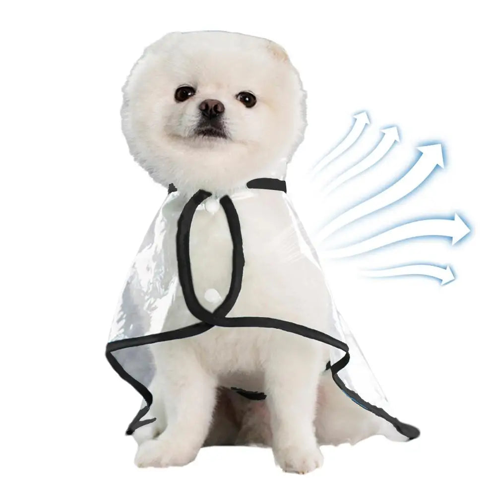 Dog Rain Jacket Waterproof Pet Raincoats with Poncho Hood Raincoat for Dogs Dog Rain Coat Dog Rain Poncho for Dog  Kitten