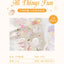 3pcs Kawaii Feather Dragonfly Bird Jellyfish Decorative Stickers Pack Scrapbooking Material Label Diary Phone Journal Planner