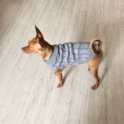 Warm Dog Clothes Knitted Clothes for Dogs Chihuahua Sweater for Small Dogs Winter Clothes for Sphinx Cat Dog Sweater for York