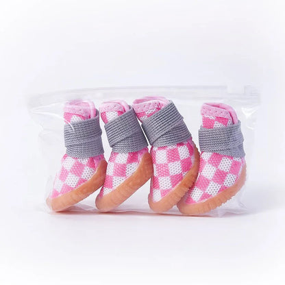 Small Dog Shoes Breathable Dog Shoes for Hot Pavement Pet Puppy Boots & Paw Protectors for Doggies for Hardwood Floors Anti Slip