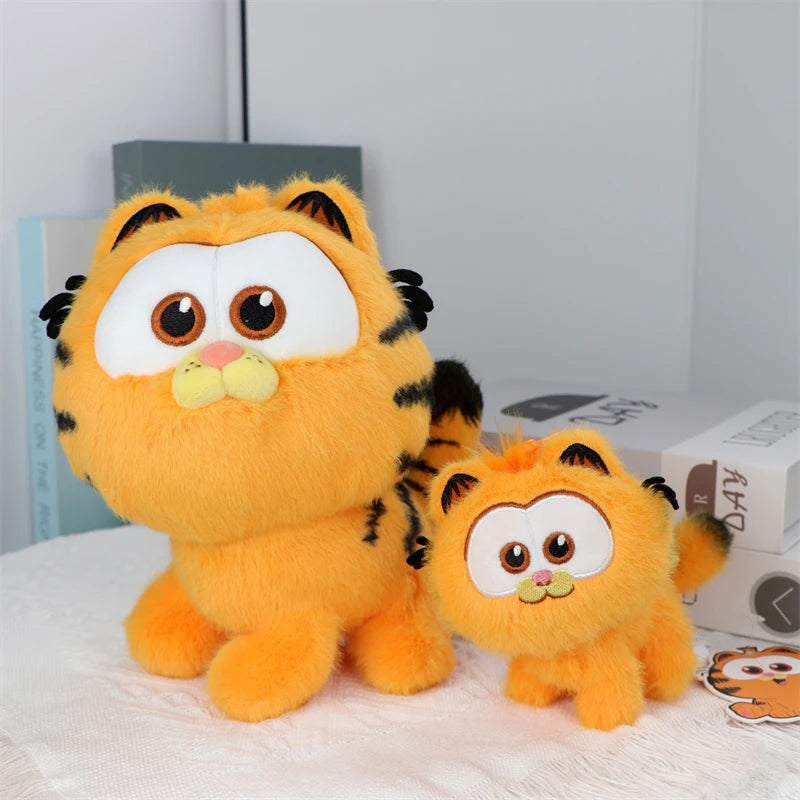 Original GARFIELD FAMILY Kawaii Soft Plush Toys Cute Cartoon Garfield Cat Odie Stuffed Animals Peluche Dolls Birthdays Gifts Kid