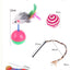 Cat Toys Cat Kitten Play Tunnel  Mouse Shape Balls Foldable  Chat Funny Cat Tent Mouse Supplies Simulation Fish