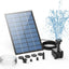 2.5W Solar Fountain Pump,with 6Nozzles and 4ft Water Pipe,Solar Powered Pump for Bird Bath,Pond,Garden and Other Places