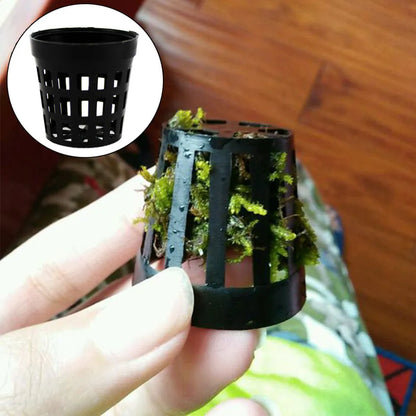 Fishtank Aquatic Plant Planting Basket Aquatic Plant Tissue Culture Pot Plastic Aquarium Plant Flower Pot Landscaping Decoration