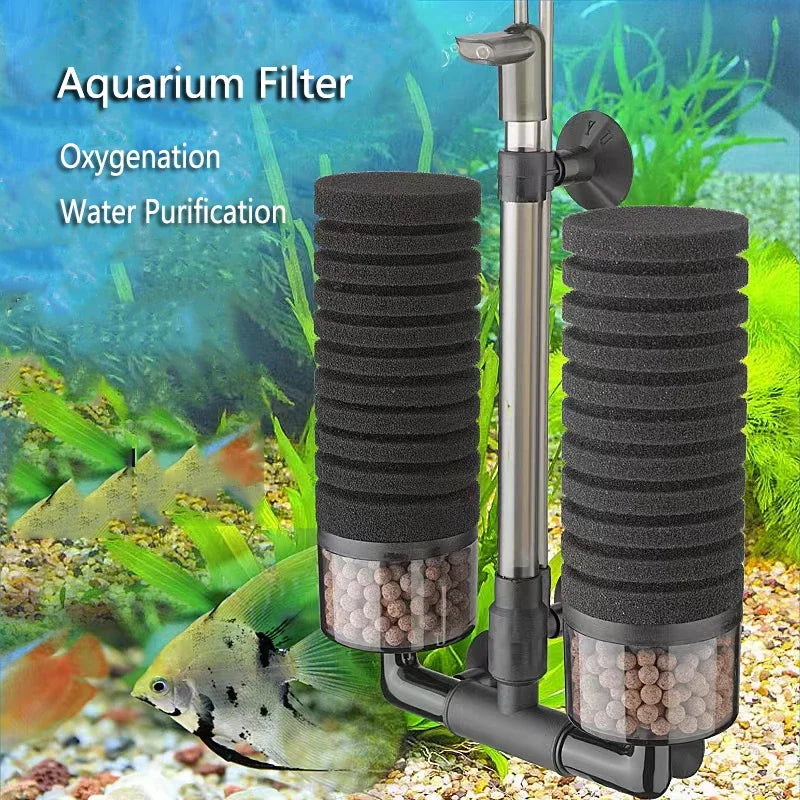 Aquarium Spong Filter for Aquarium Fish Tank Air Pump Skimmer Biochemical Sponge Filter Aquarium Bio Filters Filtro Aquario New