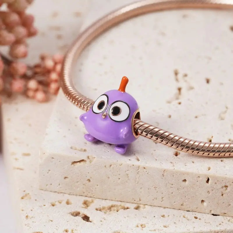 New 925 Silvering Disney Cute Bird Tiger Duck Dog Rabbit Salamander Charm Bead fit Original Bracelet Trinket DIY Women Jewelry