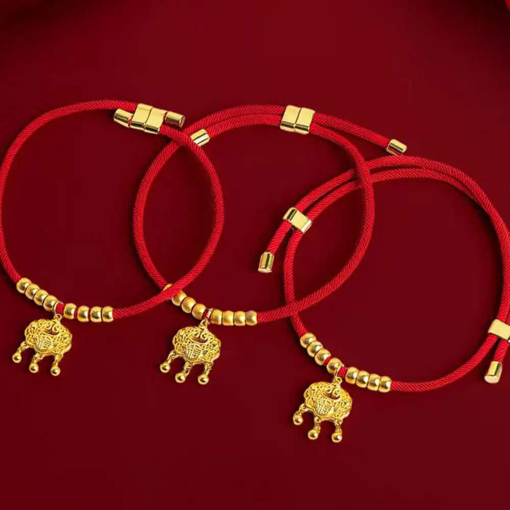 Pet Collar Necklace Year Of The Snake Pet Necklace Happiness Gold Blessing Lock Or Rattle Charm Necklace Adjustable Pet Neck Dec
