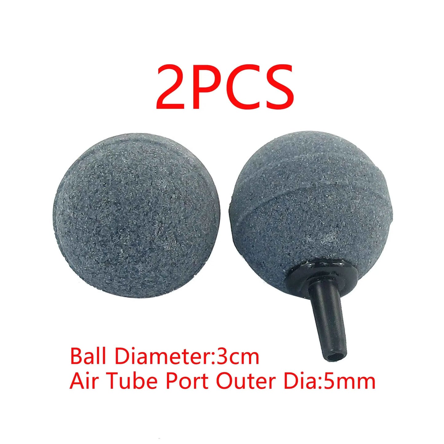 UXCELL Air Pump Sand Stone Set Aquarium Oxygen Parts Air Stone Bubble Fish Tank Aerator Ball Shaped Mineral Bubble Accessories