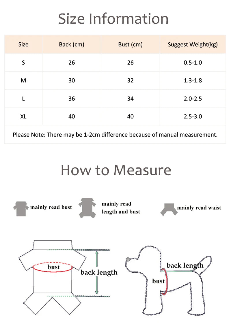 Teddy Bear Small Dog Clothes Solid Color Warm Winter Sweaters for Cats Lightweight Knitting Vest Leisure Outdoor Pet Overalls