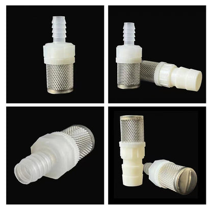 Stainless Steel Aquarium Filter Inlet Sleeve Mesh Shrimp Nets Special Shrimp Cylinder Filter Inflow Inlet Protect cessories New