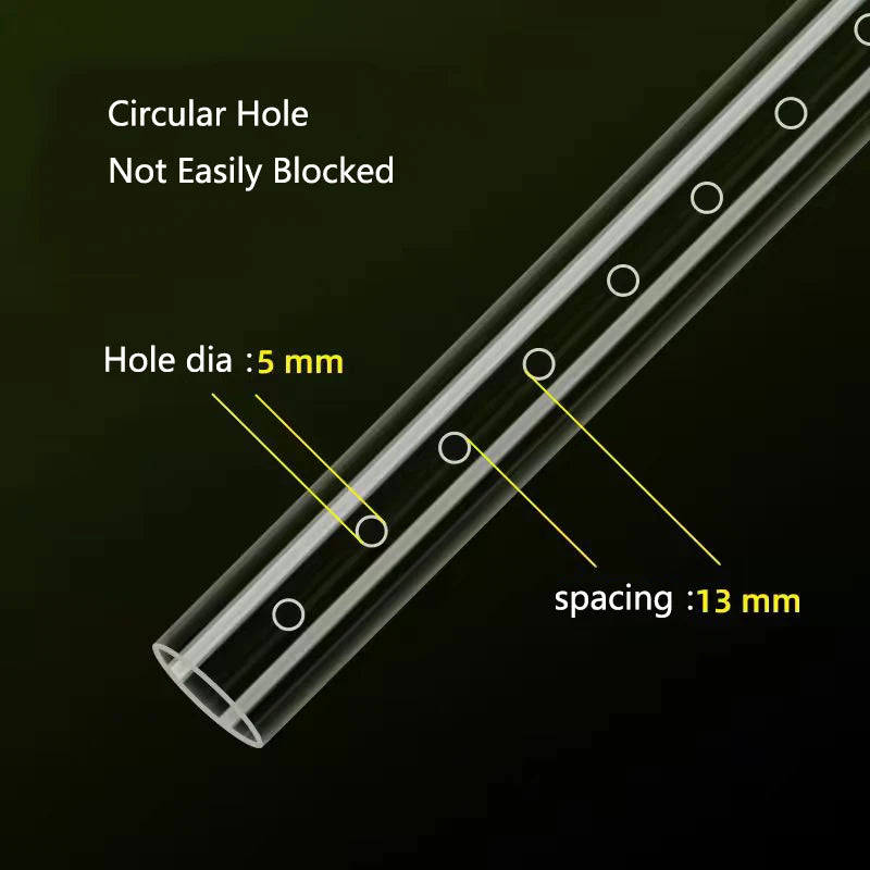 Aquarium Filter Rain Spray Bar Outflow Pipe Transparent Acrylic Rain Shower Outlet Tube Kit Fish Tank External Filter Accessries