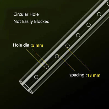 Aquarium Filter Rain Spray Bar Outflow Pipe Transparent Acrylic Rain Shower Outlet Tube Kit Fish Tank External Filter Accessries