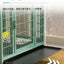 New Extra Thick Square Tube  Small Dog Cage with Toilet Indoor Family Dog House Kennel Pet Iron Cage