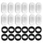 Activated Carbon Sponges Filters Replacement Filters Cat Water Fountain Filters Element for Stainless Steel Cat Water Fountain