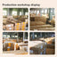 Excellent Quality Pet Furniture with Wheels Movable Animal Cages Cat Villa Fashion Wooden Dog House
